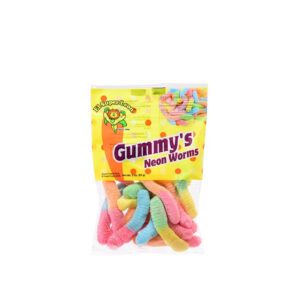 LEON NEON GUMMY WORMS 12 PC