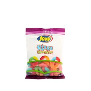 JOVY PEG RINGS PEACH CHAMOY 6OZ