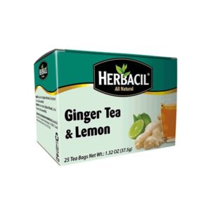 HERBACIL TEA GINGER/LEMON X 6