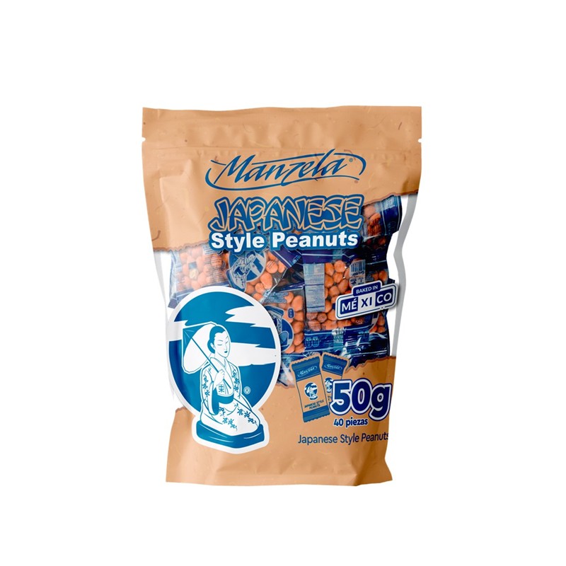 CACAHUATE MANZELA X 40PC-/ 50GR